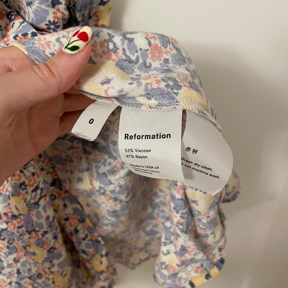 Reformation Midi Dress Size 0 - Picture 3 of 3